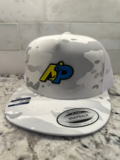 AP 3D Logo Camo Trucker Hat